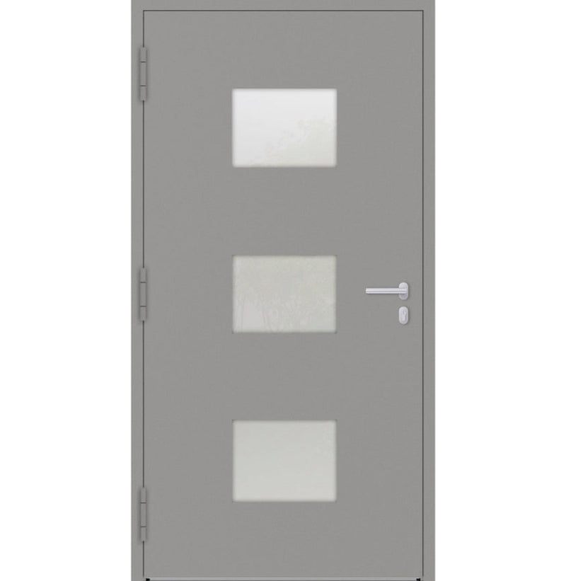 Turenwerke P90 Design 210 Aluminium Door - Grey RAL9007