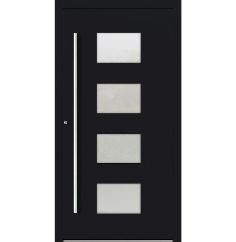 Turenwerke P90 Design 211 Aluminium Door - Black RAL9005