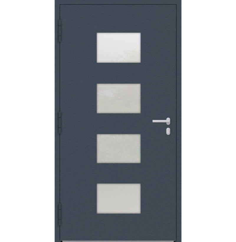 Turenwerke P90 Design 211 Aluminium Door - Dark Blue RAL5003