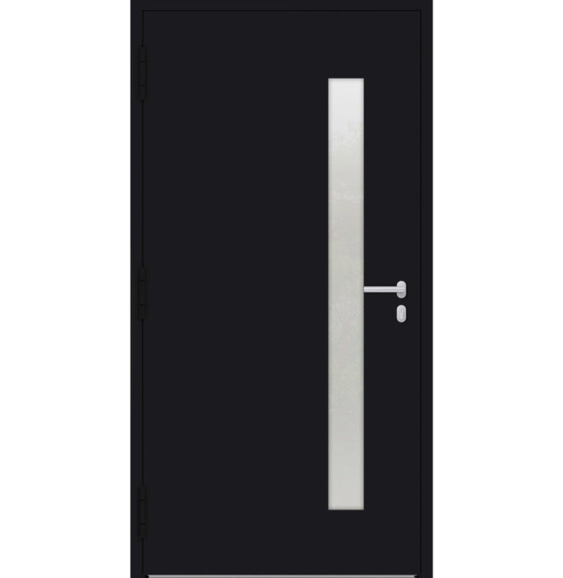 Turenwerke P90 Design 14 Aluminium Door - Black RAL9005