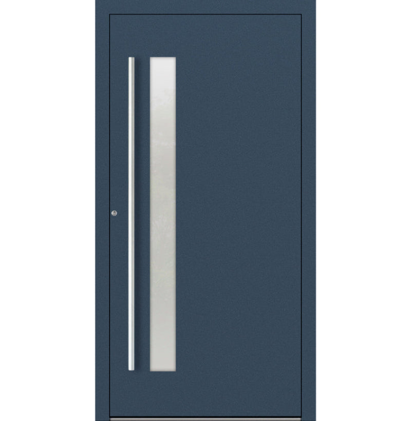 Turenwerke P90 Design 14 Aluminium Door - Dark Blue RAL5003