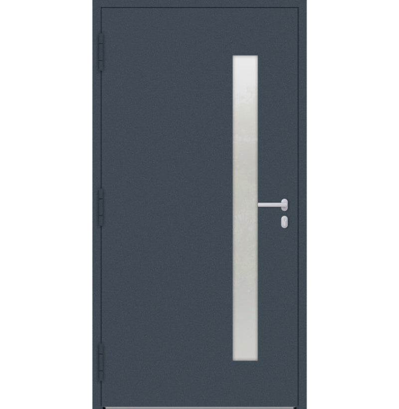 Turenwerke P90 Design 14 Aluminium Door - Dark Blue RAL5003