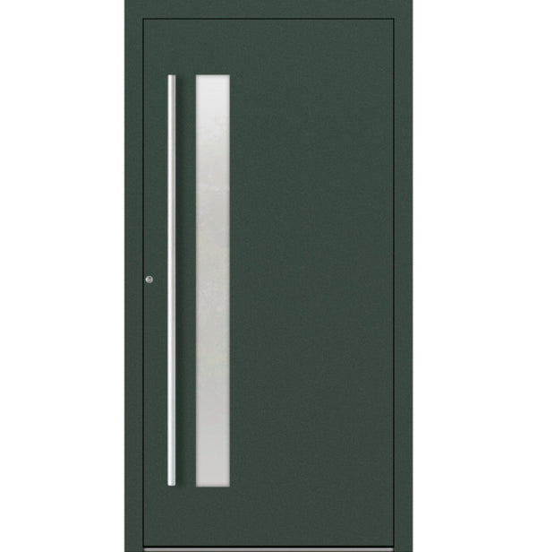 Turenwerke P90 Design 14 Aluminium Door - Fir Green RAL6009