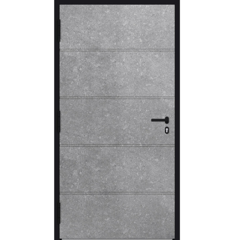 Turenwerke P90 Design 22 Aluminium Door - Bright Concrete