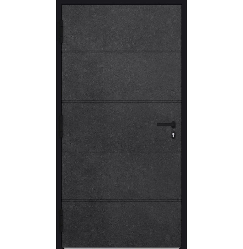 Turenwerke P90 Design 22 Aluminium Door - Dark Concrete