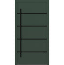 Turenwerke P90 Design 22 Aluminium Door - Fir Green RAL6009 - Blackline