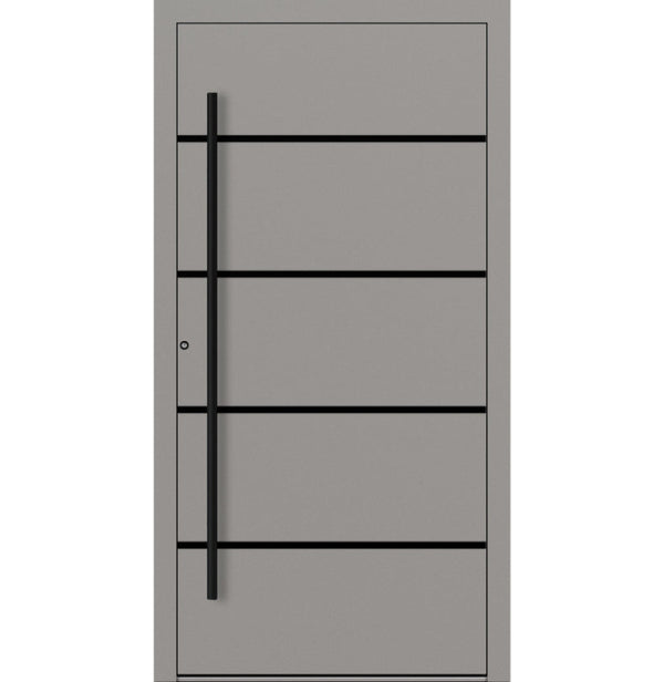 Turenwerke P90 Design 22 Aluminium Door - Grey RAL9007 - Blackline