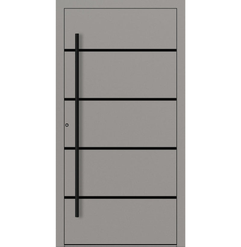 Turenwerke P90 Design 22 Aluminium Door - Grey RAL9007 - Blackline