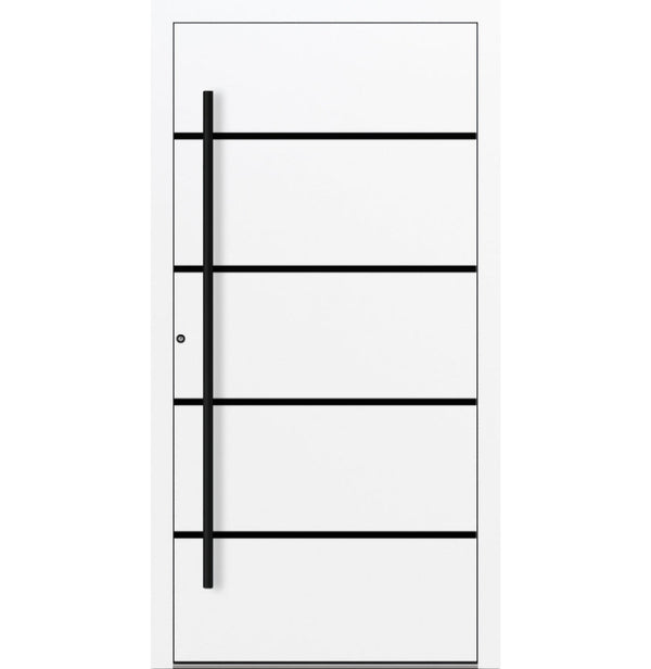 Turenwerke P90 Design 22 Aluminium Door - White RAL9016 - Blackline