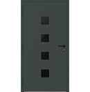 Turenwerke P90 Design 23 Aluminium Door - Fir Green RAL6009 - Blackline