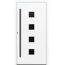 Turenwerke P90 Design 23 Aluminium Door - White RAL9016 - Blackline