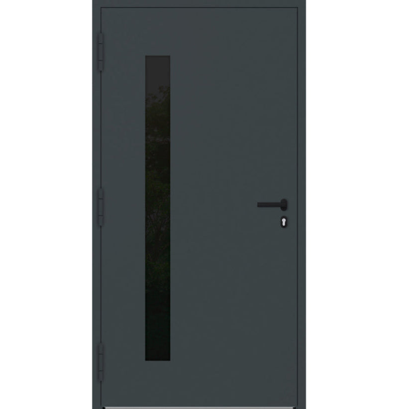 Turenwerke P90 Design 24 Aluminium Door - Anthracite RAL7016 - Blackline