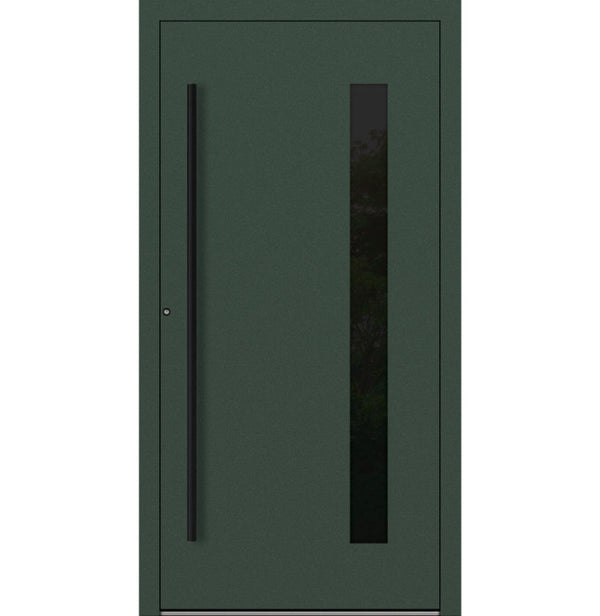 Turenwerke P90 Design 24 Aluminium Door - Fir Green RAL6009 - Blackline