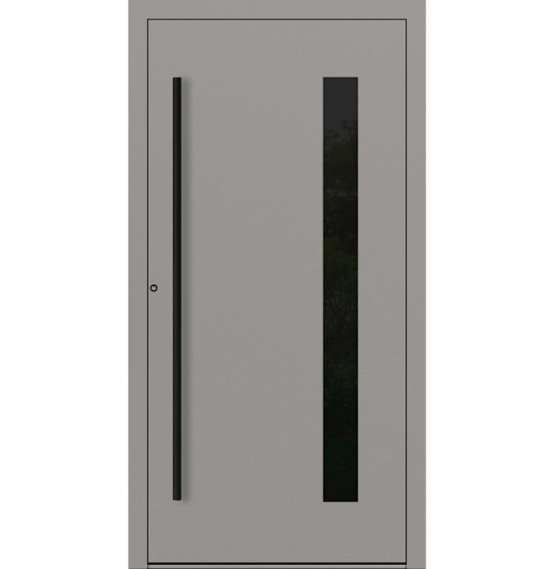 Turenwerke P90 Design 24 Aluminium Door - Grey RAL9007 - Blackline