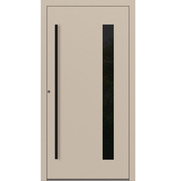 Turenwerke P90 Design 24 Aluminium Door - Ivory RAL1015 - Blackline