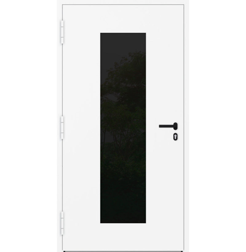 Turenwerke P90 Design 28 Aluminium Door - Anthracite/White - Blackline