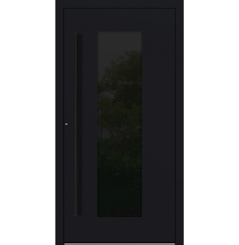 Turenwerke P90 Design 28 Aluminium Door - Black RAL9005 - Blackline