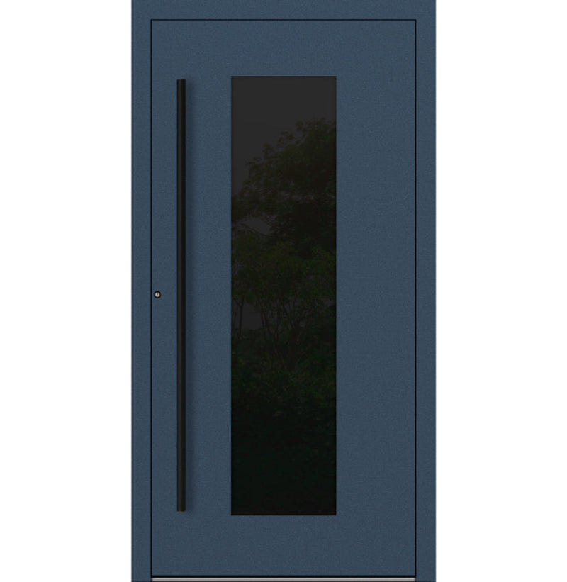 Turenwerke P90 Design 28 Aluminium Door - Dark Blue RAL5003 - Blackline