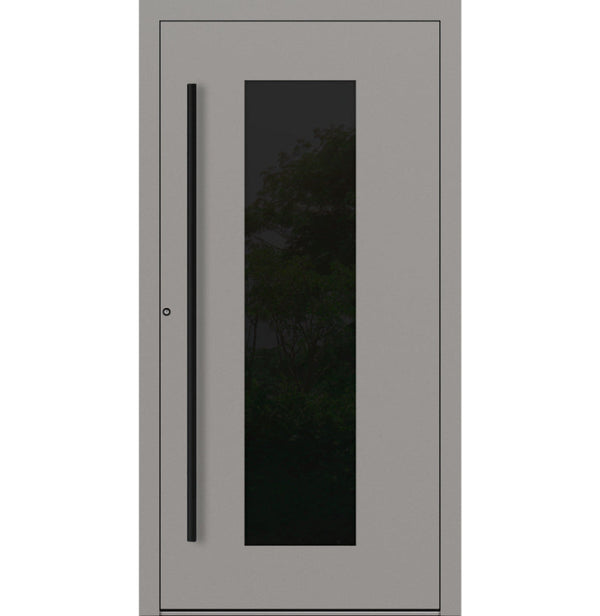 Turenwerke P90 Design 28 Aluminium Door - Grey RAL9007 - Blackline