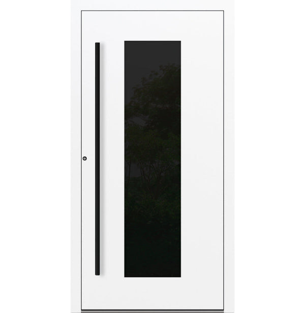 Turenwerke P90 Design 28 Aluminium Door - White RAL9016 - Blackline