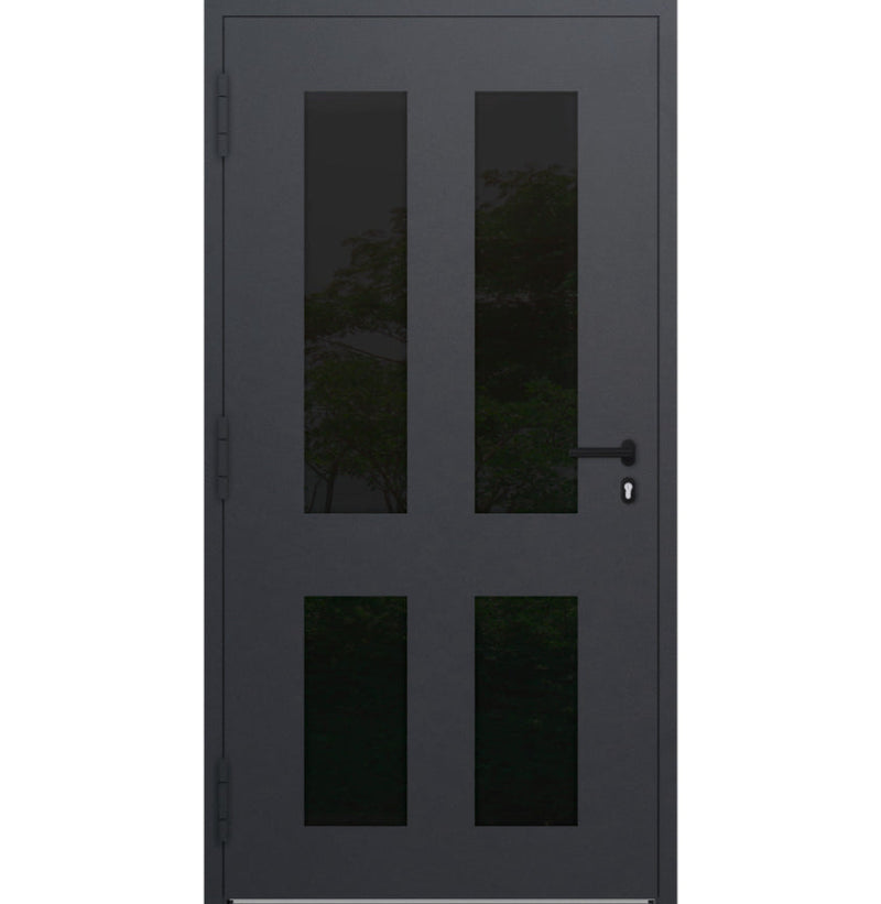 Turenwerke P90 Design 29 Aluminium Door - Anthracite DB703 - Blackline