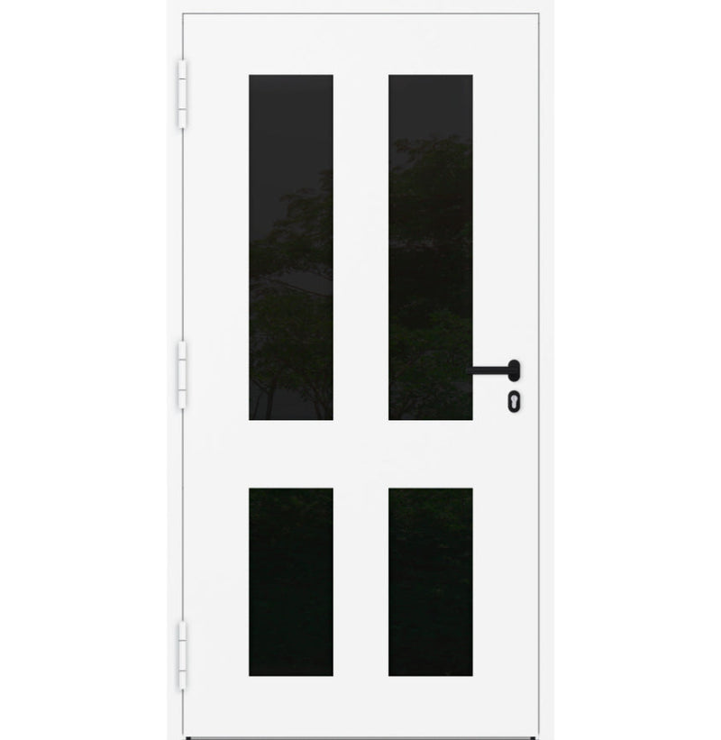 Turenwerke P90 Design 29 Aluminium Door - Anthracite/White - Blackline