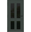 Turenwerke P90 Design 29 Aluminium Door - Fir Green RAL6009 - Blackline