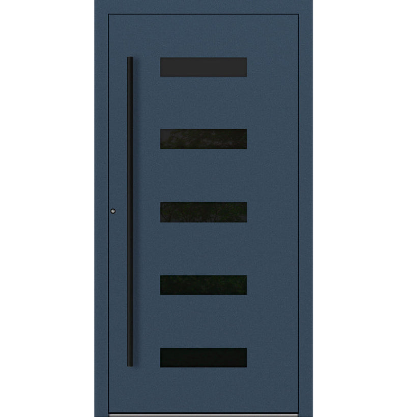 Turenwerke P90 Design 31 Aluminium Door - Dark Blue RAL5003 - Blackline