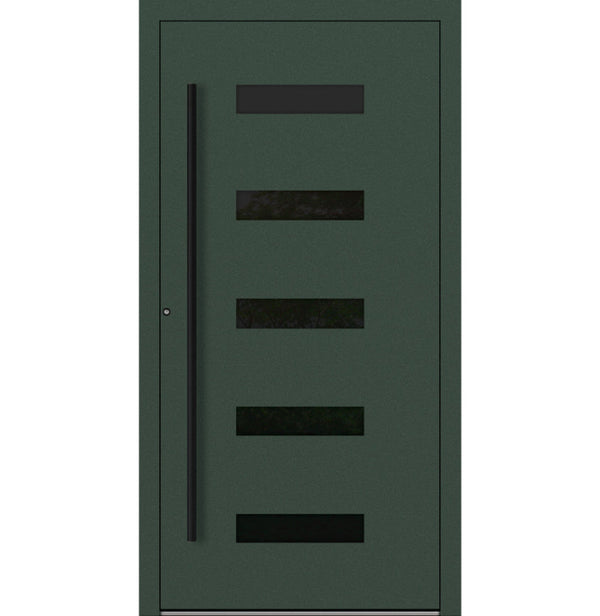 Turenwerke P90 Design 31 Aluminium Door - Fir Green RAL6009 - Blackline