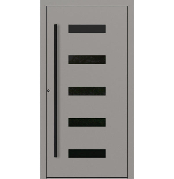 Turenwerke P90 Design 31 Aluminium Door - Grey RAL9007 - Blackline