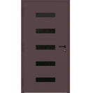 Turenwerke P90 Design 31 Aluminium Door - Rotbraun RAL3005 - Blackline