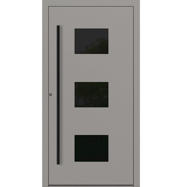 Turenwerke P90 Design 310 Aluminium Door - Grey/White - Blackline