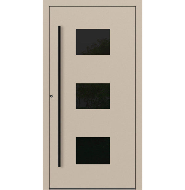 Turenwerke P90 Design 310 Aluminium Door - Ivory RAL1015 - Blackline