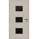 Turenwerke P90 Design 310 Aluminium Door - Ivory RAL1015 - Blackline