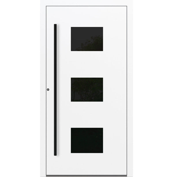 Turenwerke P90 Design 310 Aluminium Door - White RAL9016 - Blackline