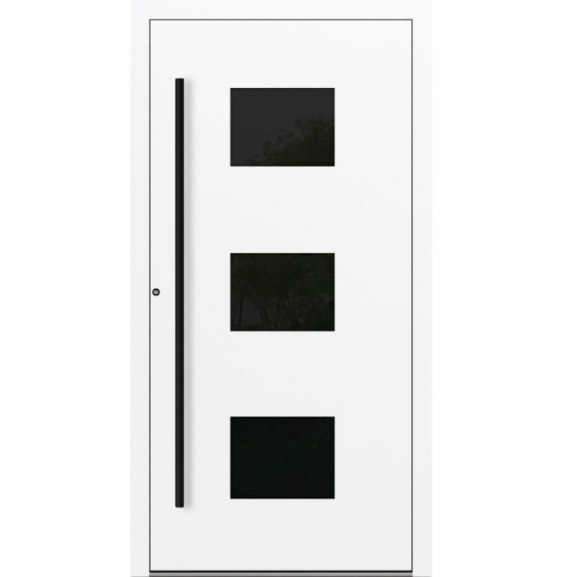 Turenwerke P90 Design 310 Aluminium Door - White RAL9016 - Blackline