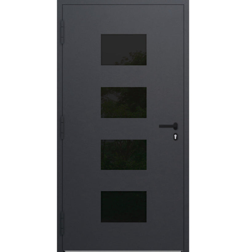 Turenwerke P90 Design 311 Aluminium Door - Anthracite DB703 - Blackline