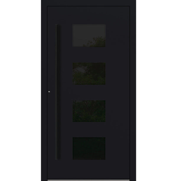 Turenwerke P90 Design 311 Aluminium Door - Black RAL9005 - Blackline