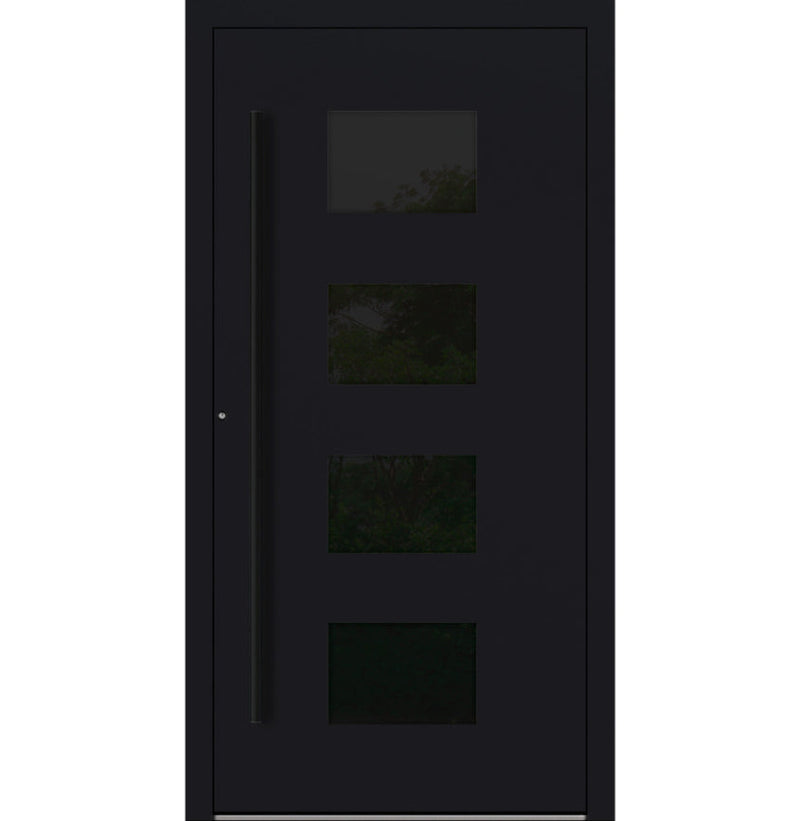 Turenwerke P90 Design 311 Aluminium Door - Black RAL9005 - Blackline