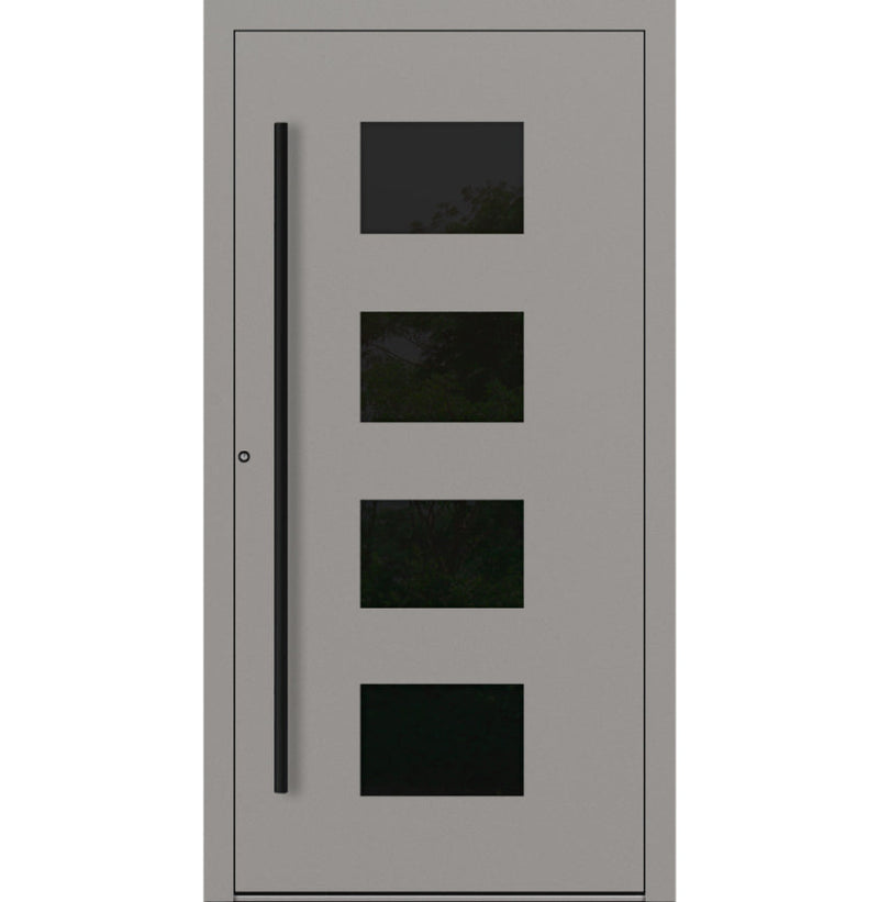 Turenwerke P90 Design 311 Aluminium Door - Grey RAL9007 - Blackline