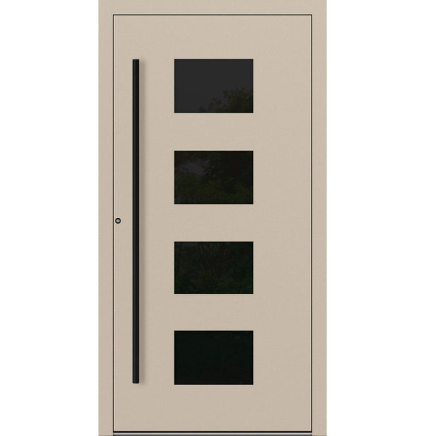 Turenwerke P90 Design 311 Aluminium Door - Ivory RAL1015 - Blackline