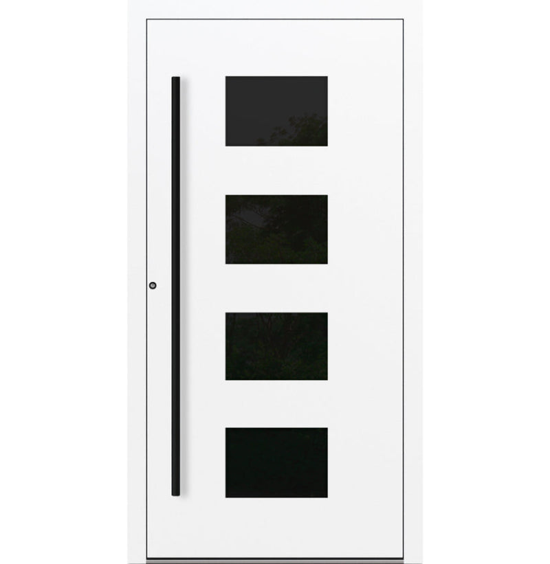 Turenwerke P90 Design 311 Aluminium Door - White RAL9016 - Blackline