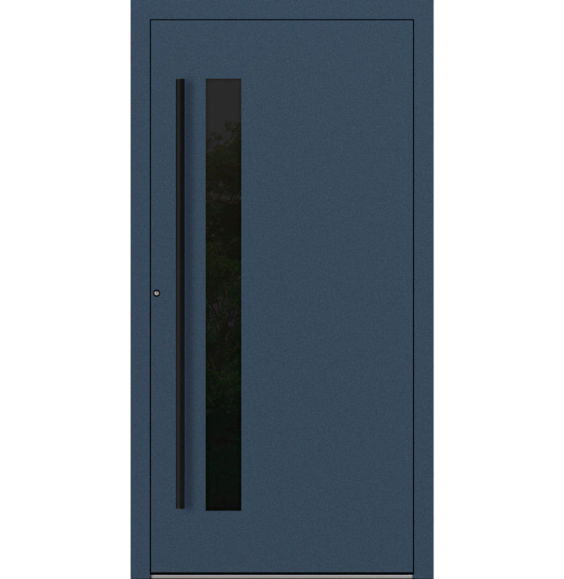 Turenwerke P90 Design 34 Aluminium Door - Dark Blue RAL5003 - Blackline