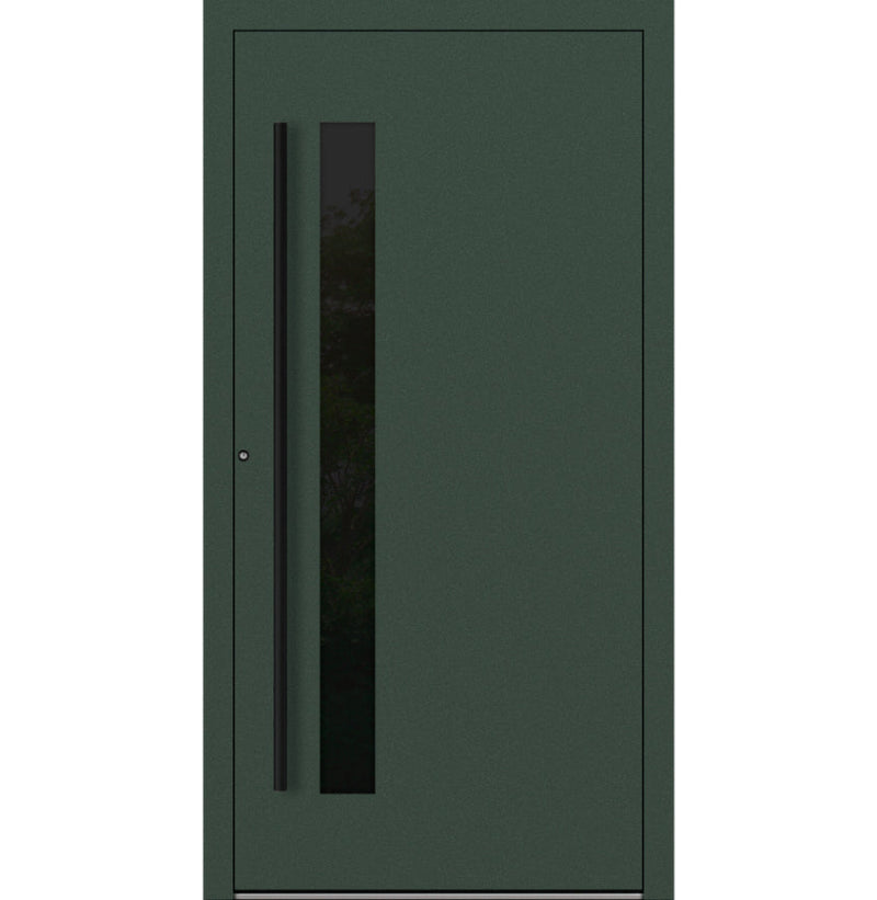 Turenwerke P90 Design 34 Aluminium Door - Fir Green RAL6009 - Blackline