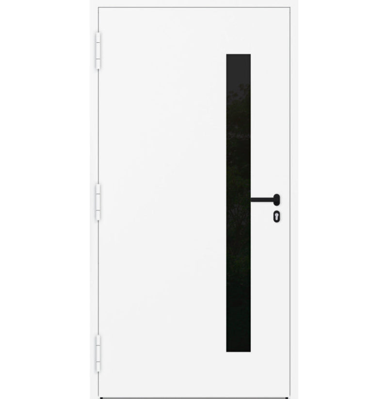 Turenwerke P90 Design 34 Aluminium Door - Grey/White - Blackline