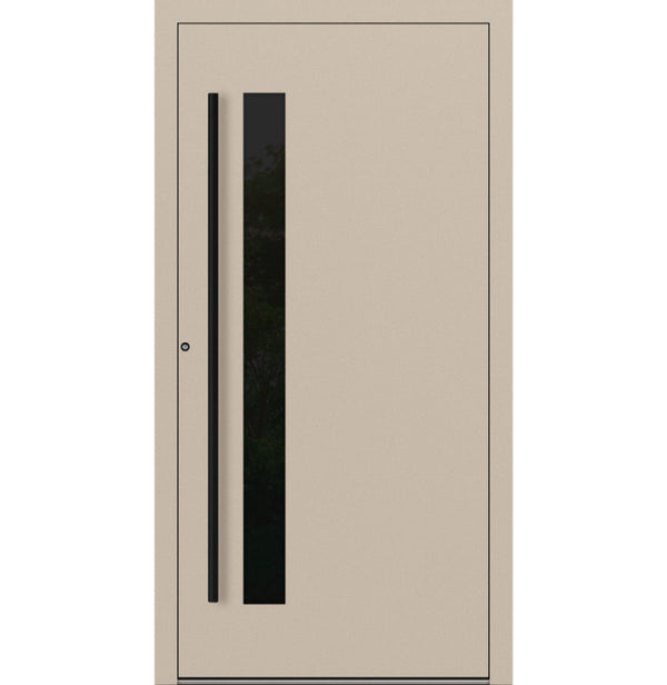 Turenwerke P90 Design 34 Aluminium Door - Ivory RAL1015 - Blackline