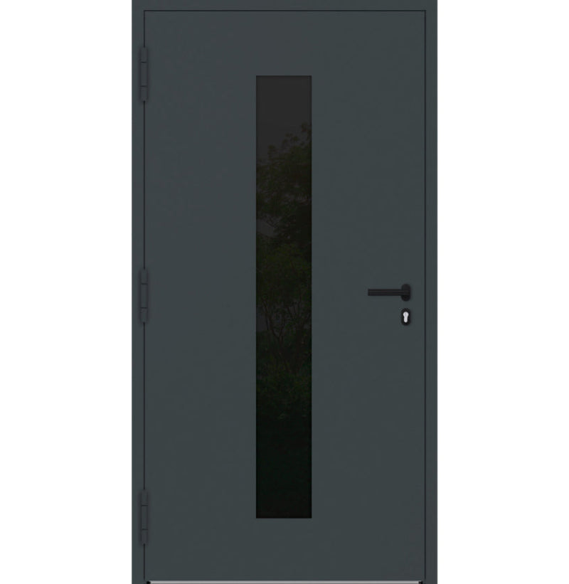 Turenwerke P90 Design 35 Aluminium Door - Anthracite RAL7016 - Blackline