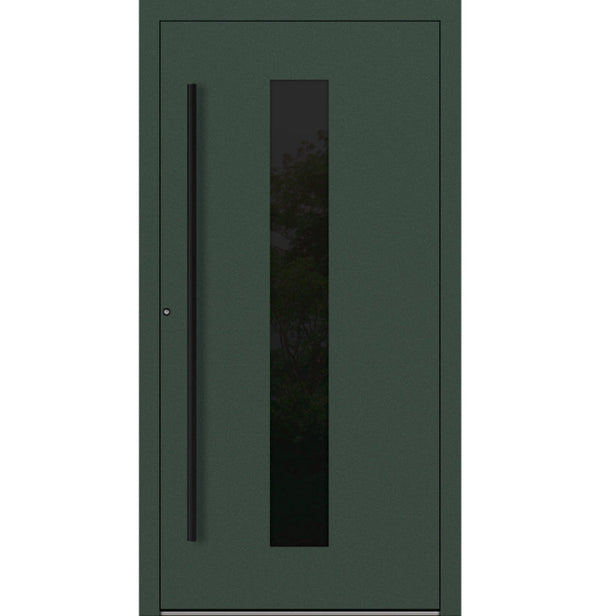 Turenwerke P90 Design 35 Aluminium Door - Fir Green RAL6009 - Blackline