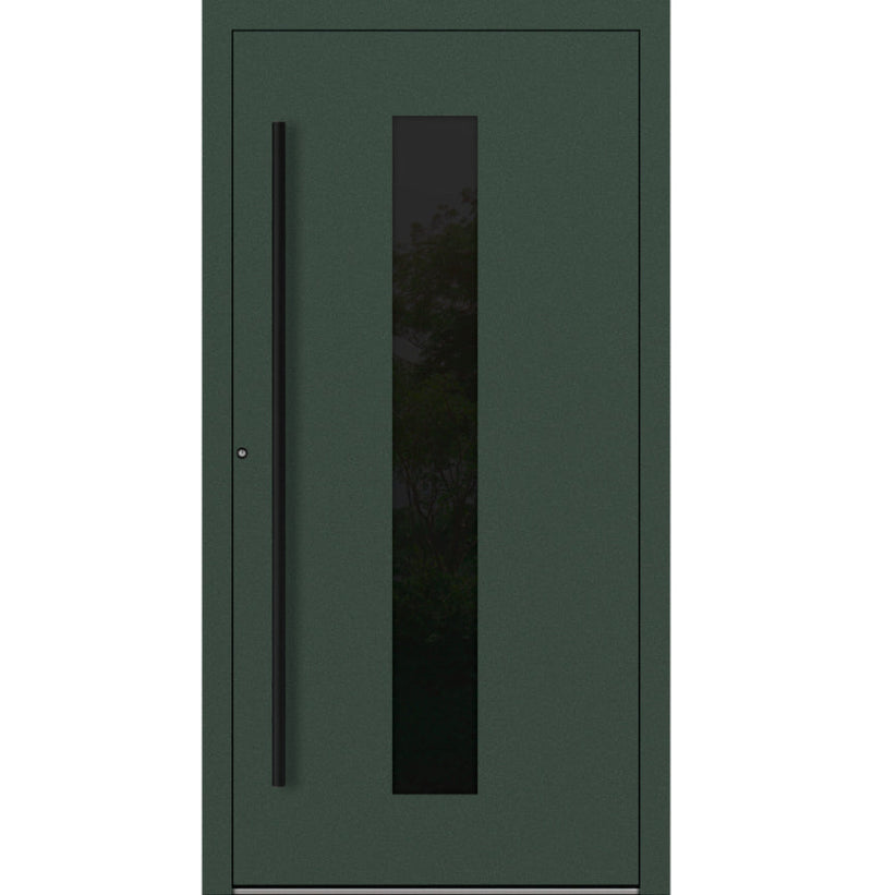 Turenwerke P90 Design 35 Aluminium Door - Fir Green RAL6009 - Blackline