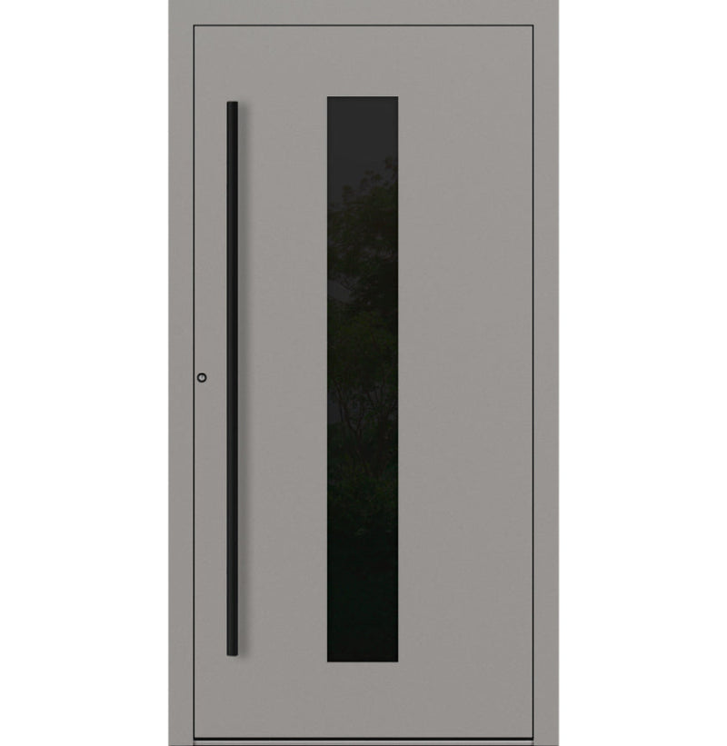 Turenwerke P90 Design 35 Aluminium Door - Grey RAL9007 - Blackline